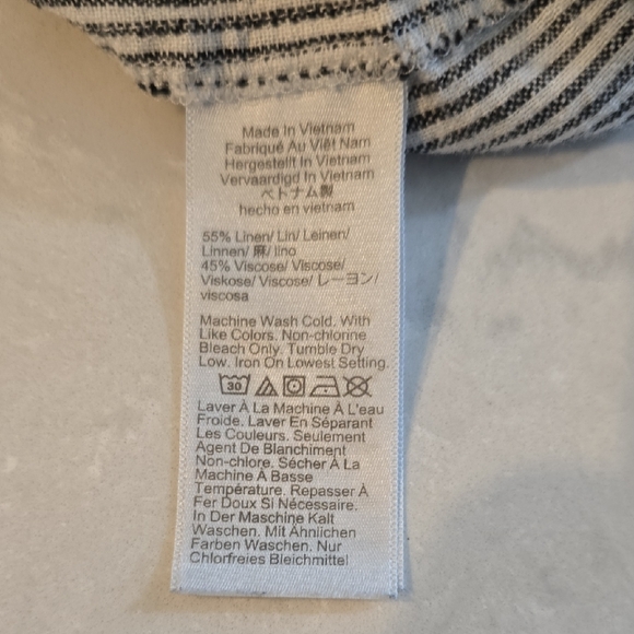 J.Crew Linen Blend Striped Shorts – Women’s Size XL - Picture 9 of 9